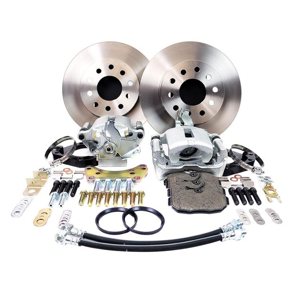 Newalthlete 9 in. Legend Serie Rear Disc Brake Conversion Kit for Ford & Small Bearing Flange NE2618808 - main